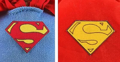 Mego Superman Pre-Cut Chest Cape Repro FABRIC Stickers Vintage 8  Action Figure • $17.99