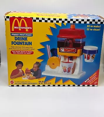 New & Unopened Vintage 1993 McDonald's Happy Meal Magic Drink Fountain  • $135