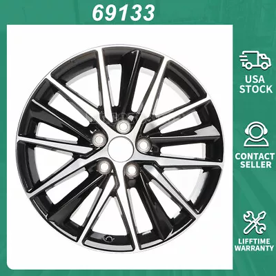 18  Single Machined Black Wheel For 2021-2023 Toyota Camry Premium Quality Rim • $183.49