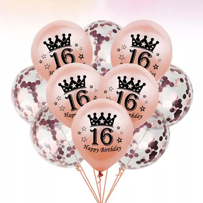 Birthday Party Decor Birthday Ballons 16 Year Old Birthday Decoration • £6.18