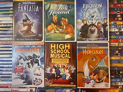 DVDs F- H Titles Pick And Choose  DISNEY PIXAR DREAMWORKS Buy 9 Get 1 FREE SHIP • $4