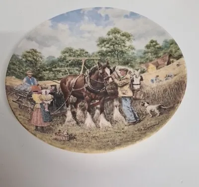 Wedgwood Life On The Farm Collectors Plate Binding The Corn English China  • £2.99