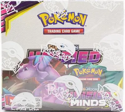 $456.95 • Buy Pokemon Sun & Moon: Unified Minds Booster Box - Mewtwo & Mew Gx