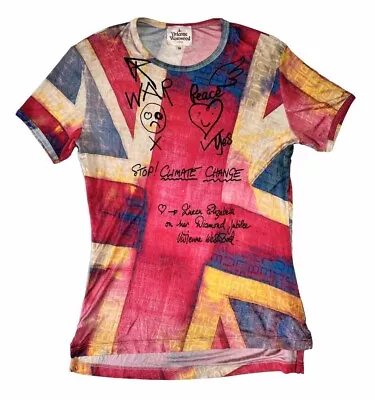 Vivienne Westwood Jubilee Union Jack Flag T-shirt • £499