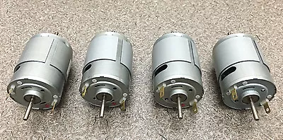 Mabuchi 12V DC Motor 2100-2900 Rpm DUAL SHAFT Hobbies RC CARS (LOT Of 4 Motors) • $19.95