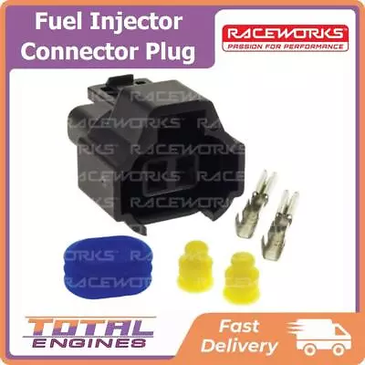 Raceworks Fuel Injector Connector Plug Fits Toyota Cresta JZX100R 2.5L 6Cyl 1JZ- • $18.85