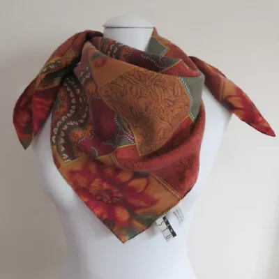 NEW YORK STUDIO Designer Silk Scarf 34“ Square ScarvesiLove 4245 • $19.60