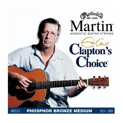 Martin MEC13 Clapton's Choice Medium Phosphor Bronze Acoustic Strings .013-.056 • $7.99