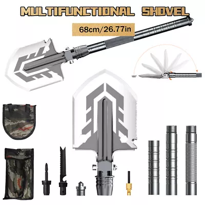 Multi-functional Military Folding Shovel Survival Spade Emergency Garden Camping • $29.99