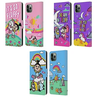 OFFICIAL DESPICABLE ME IT'S SO FLUFFY LEATHER BOOK CASE FOR APPLE IPHONE PHONES • $22.95