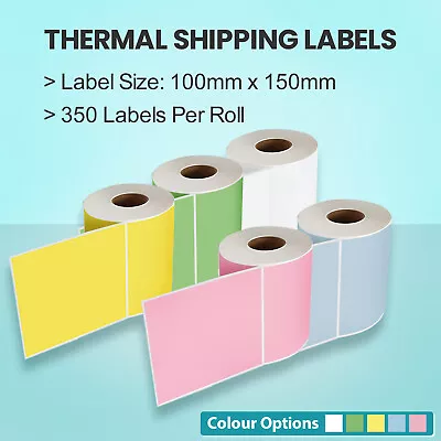 $309 • Buy Direct Thermal Shipping Label 100x150mm 4x6 Fastway Startrack AusPOST Zebra