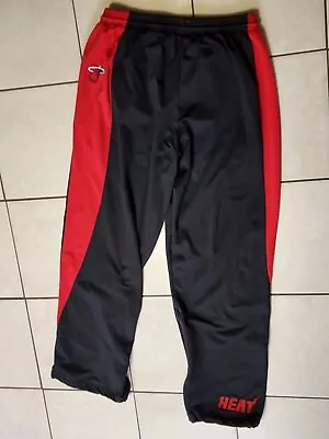 NIKE Miami Heat TEAM ISSUED Warmup DRI FIT Sweatpants MENS Size LARGE (L) Fit XL • $35.88