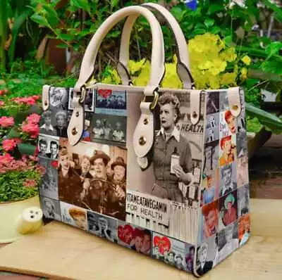 I Love Lucy Poster Cover Collection Leather Handbag Personalized Handbag • $29.99