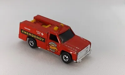 Vintage Hot Wheels 1974 Rescue Vehicle-Emergency Unit 51 Rire Truck Used D220 • $4.89