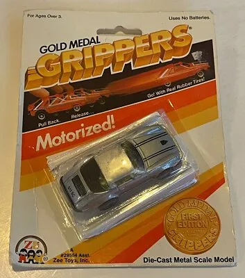 1982 Zee Toys Gold Medal Grippers Motorized Diecast Car Porsche 911 SC • $25