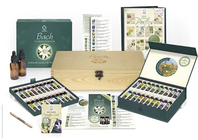 Bach Flower Essence Complete Kit Wooden Case. Practitioner Gift Set Remedy Box • £220
