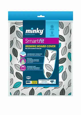 Minky Easy Fit Elasticated Ironing Board Cover - Choice Of Size • £8.99