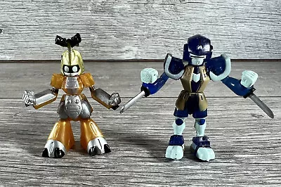 2001 Medabots Robattle 2.5  Metallic Metabee & Nin-Ninja Mini Figure Hasbro • $18.99