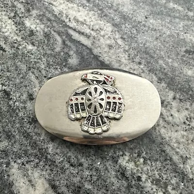 VINTAGE **PEYOTE BIRD** Native American SILVER COLOR BELT BUCKLE • $9.95