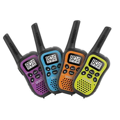 $99.98 • Buy Uniden Uh45-4 Uhf Handheld Radios 80 Channel 0.5w 1/2 Quad Colour Pack