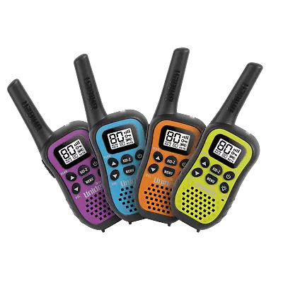 Uniden Uh45-4 Uhf Handheld Radios 80 Channel 0.5w 1/2 Quad Colour Pack • $105.88