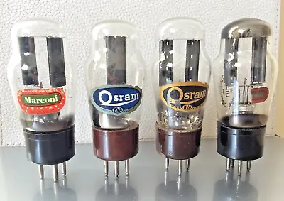 Marconi Osram MU14 Valve Tube X4 For Amplifier BBC Leak HMV KT66 PX25 EL34 • £90