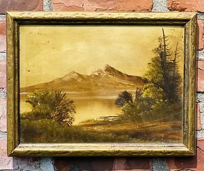 1920's Colorado Mountain Landscape Oil Painting. John Aubrey Speer. Longs Peak? • $224.25