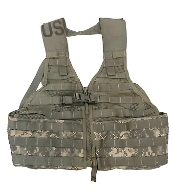 USGI Military Issue Molle II ACU Fighting Load Carrier FLC Tactical Vest Harness • $16.99