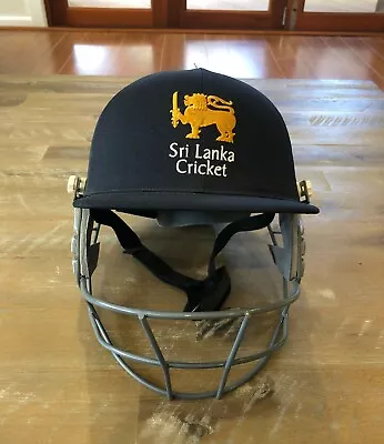 Player Issued - Sri Lanka National Test Cricket Team Batting Helmet - With COA • $716.99