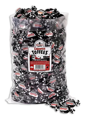 Liquorice Flavour Toffees Sweets Pick And Mix Candy Retro Party Treats • £6.50