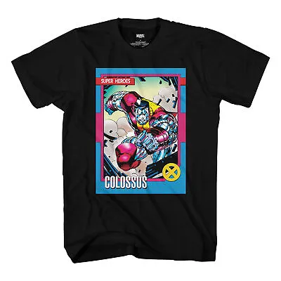 X-Men Colossus 90's Trading Card By Jim Lee Marvel Comics Adult T-Shirt • $21.95