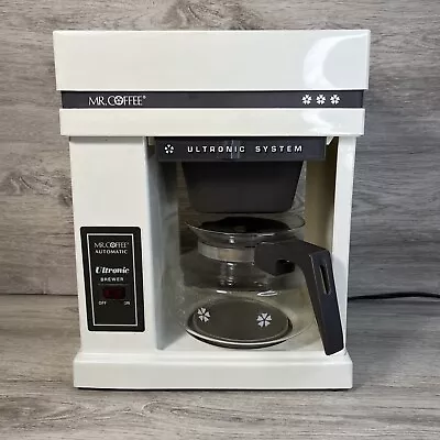 Vintage Mr. Coffee Ultronic Brewer System Coffeemaker 10 Cup Tested/Works! • $49.99