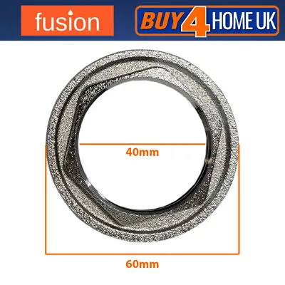 Basin Waste / Pop Up Waste Nut And Washer Chrome Plated Brass Back 40mm 60mm • £3.55