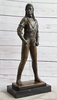 Original Aldo Vitaleh Bronze Sculpture Of Michael Jackson Music Icon Artwork NR • $179.50