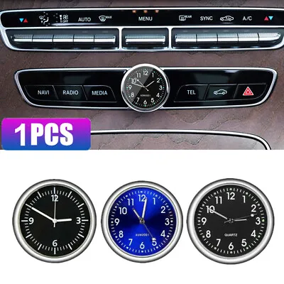 $7.60 • Buy Car Interior Pocket Mini Quartz Analog Watch Stick-On Car Clock Car Accessories