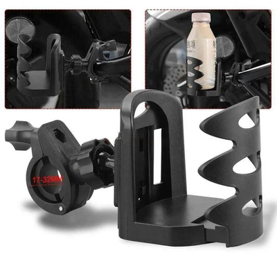 £12.49 • Buy Adjustable Motorcycle Handlebar Cup Holder Mount Drink Water Bottle For ATV Bike