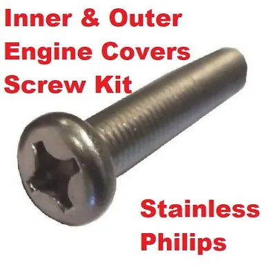 Yamaha GT80 - FULL Engine Covers Kit - A2 Philips Head Screws • $20.14