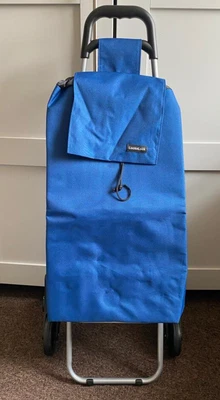 £35 • Buy Locknlock Insulated Shopping Trolley Cart With Stair Climbing 6 Wheels Blue