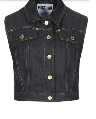 Moschino Couture Jean Vest • $65