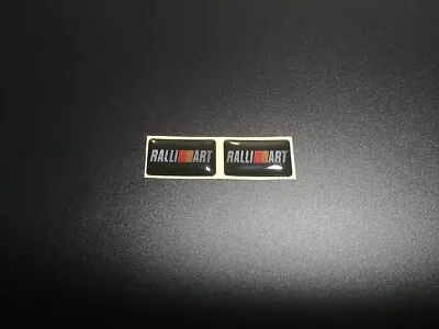 2x 3d Sticker / Decal Set For Mitsubishi Ralliart - Car Logo Badge Emblem • $4.41