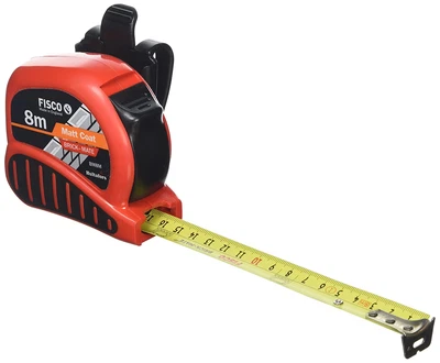 Fisco FSCBMC08 Brick Mate Mason Measure Band 8M Length • £29.97