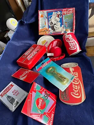 Job Lot (2) Coca Cola Collectibles 1990’s Some Rare • £28