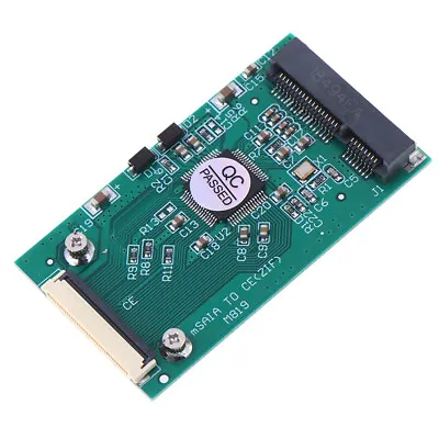 1.8  Mini MSATA PCI-E SSD To 40Pin ZIF Card CE Cable Adapter Conver %..W_ • $9.31