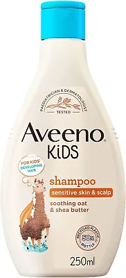 Aveeno Baby Kids Shampoo 250ml | Enriched With Soothing Oat & Shea Butter | For • £6.49