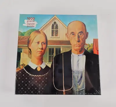 AMERICAN GOTHIC By Grant Wood Jigsaw Puzzle (1000 Piece) Flame Tree Publishing • £9