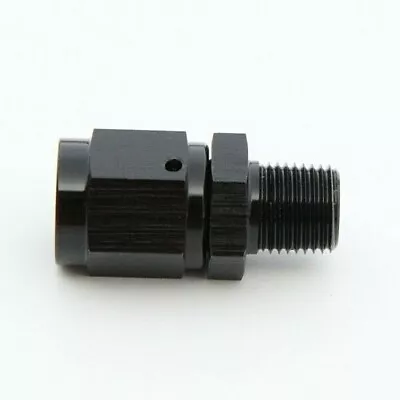  - 3 AN Female Swivel To 1/8  NPT Male Fitting Black Anodized • $12.99