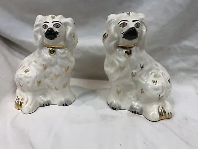 Royal Doulton Staffordshire Wally Dogs 1378-6 Pair - 8  Tall - Beswick Spaniel • £90