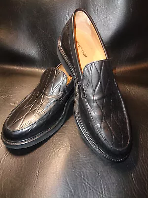 New - Magnanni - Black Loafer Shoes - XL - Extra Light Comfort - Size - 41 - 8 • $68