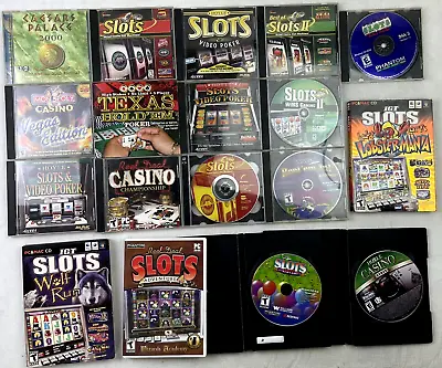 PC Video Poker Game Lot Slots Casino Hoyle MASQUE Phantom Caesars Palace CD ROM • $29.99