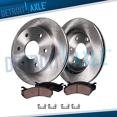 4.2L Front Disc Rotors +Brake Pads For GMC Envoy Chevy Trailblazer Buick Rainier • $104.30